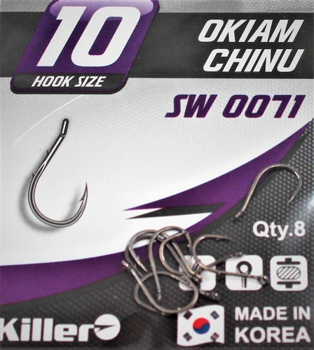 Крючок KILLER OKIAM-CHINU №10