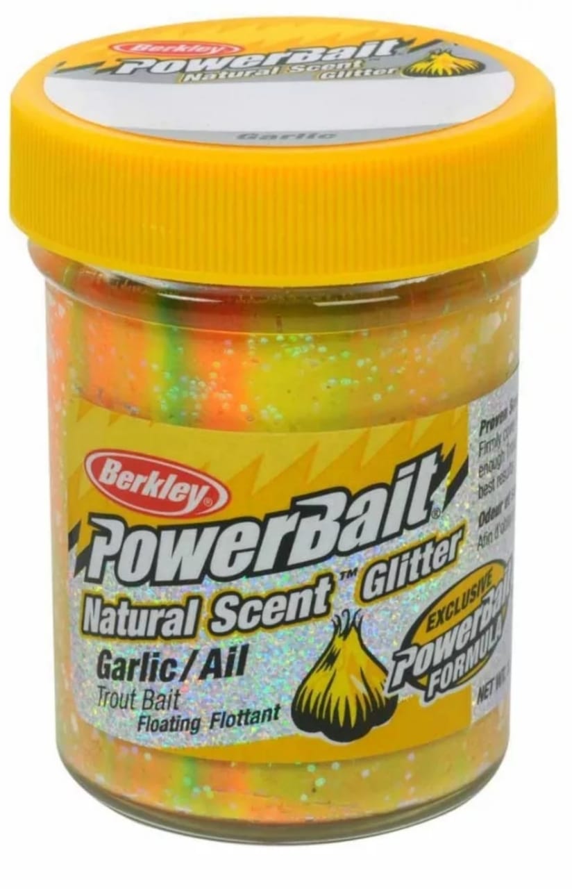 Паста Berkley PowerBait Garlic rainbow/Чеснок(Радуга) 50 гр.