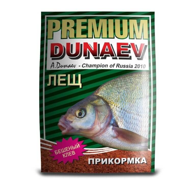 Прикормка DUNAEV PREMIUM Лещ Красная 1 кг.