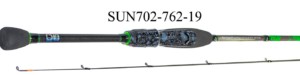 Удилище FishSeason спиннинговое SUNDAY-S, 2 секции, длина 2,28м, тест 0,5-5г