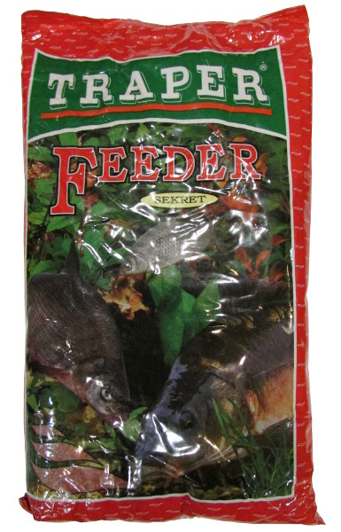 Прикормка TRAPER Secret Feeder red (Фидер красный) 1 кг.