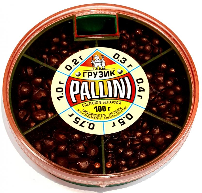 Набор рыболовных грузиков Pallini 100г