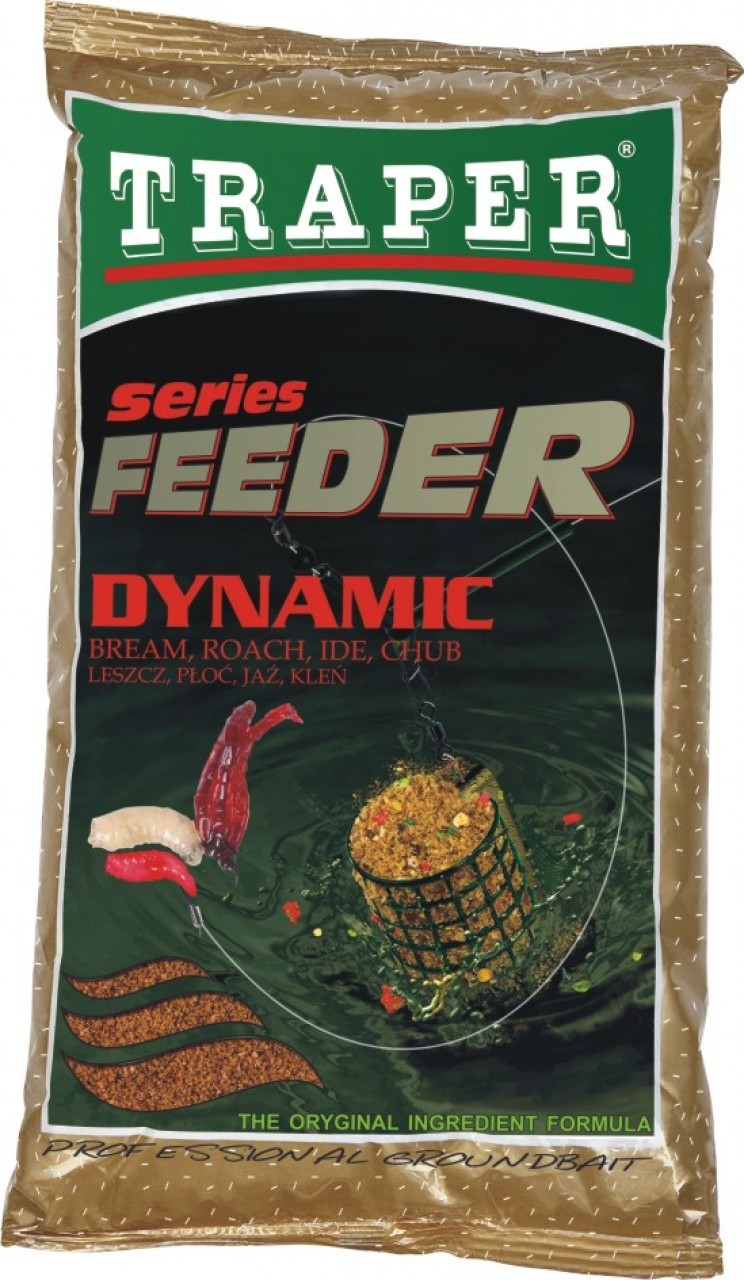 Прикормка TRAPER Feeder Series Dinamic (Фидер серия - Динамик) 2,5 кг.